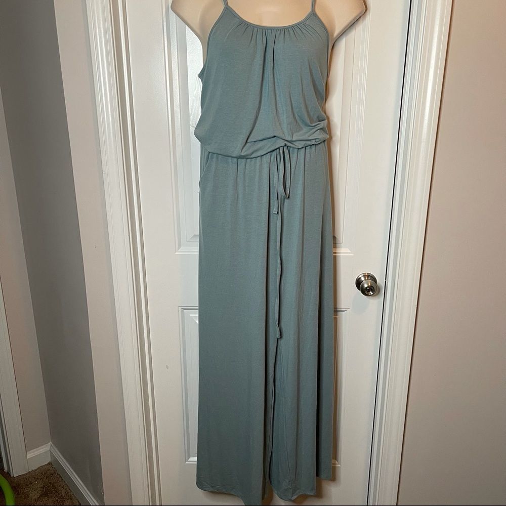 Thin Strap Long Jumpsuit